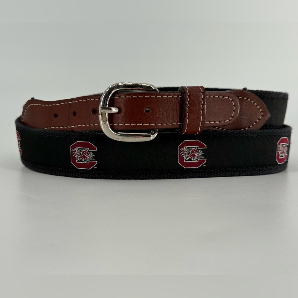 Gamecocks Canvas &‎ Leather Belt 42
